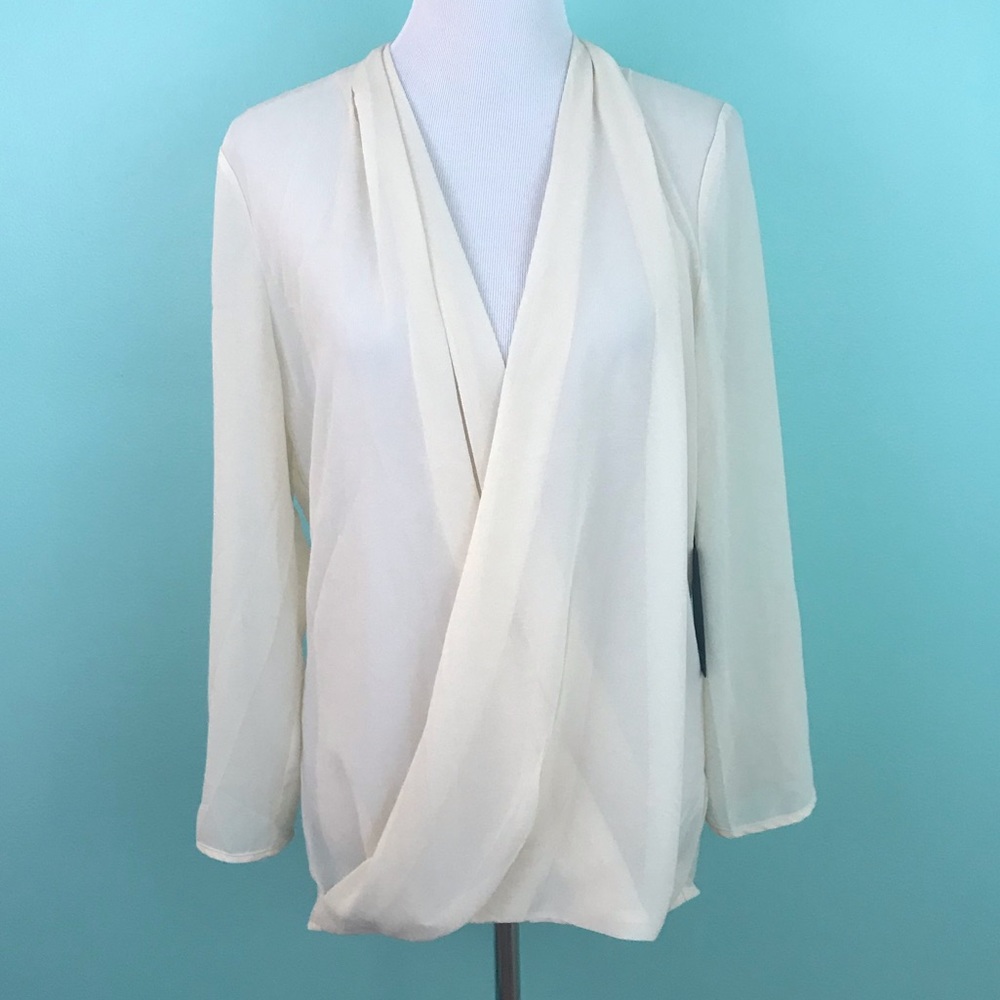 Forever 21 Woven Long Sleeve Blouse - L